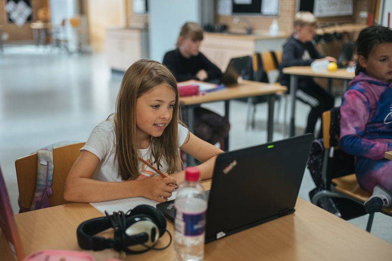 Børn der undervises