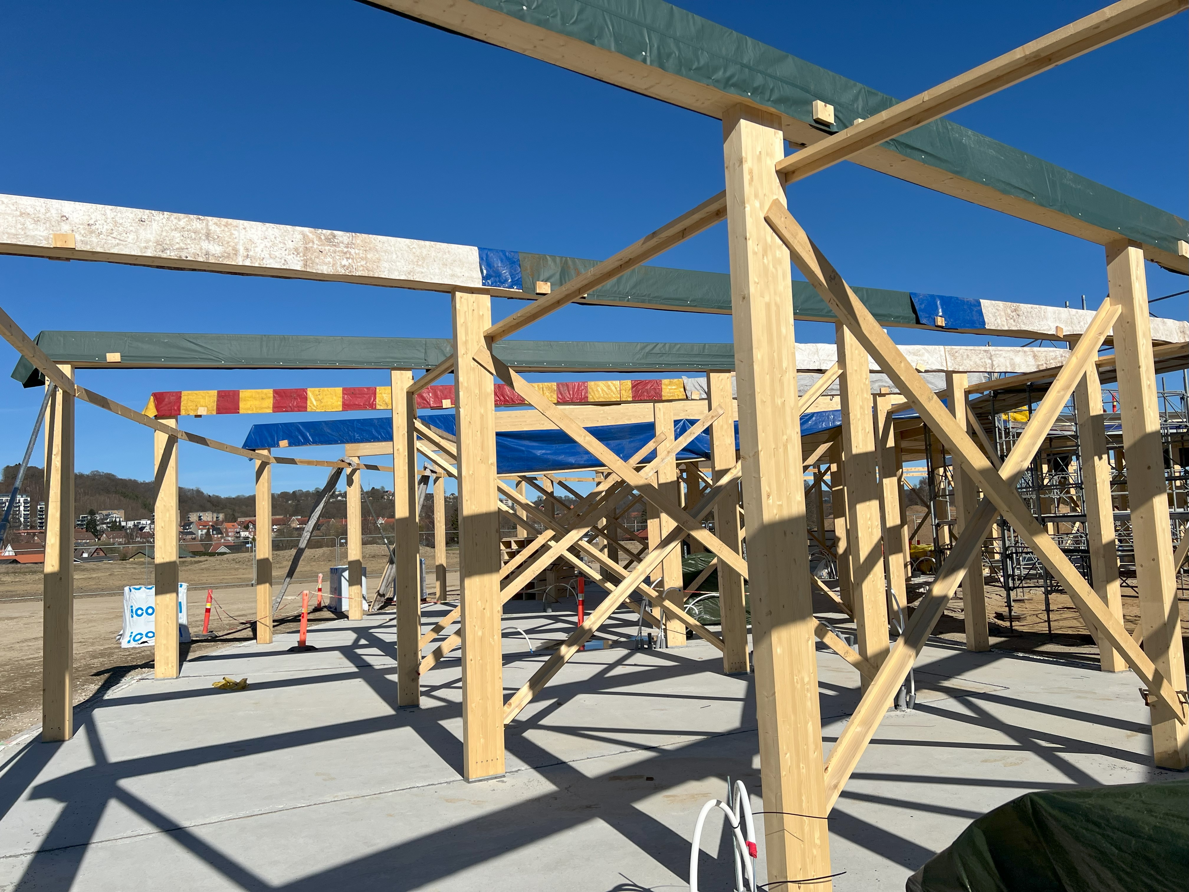 Rosborg Børnehus trækonstruktion