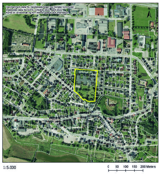 Afgrænsning af lokalplan nr. 1430