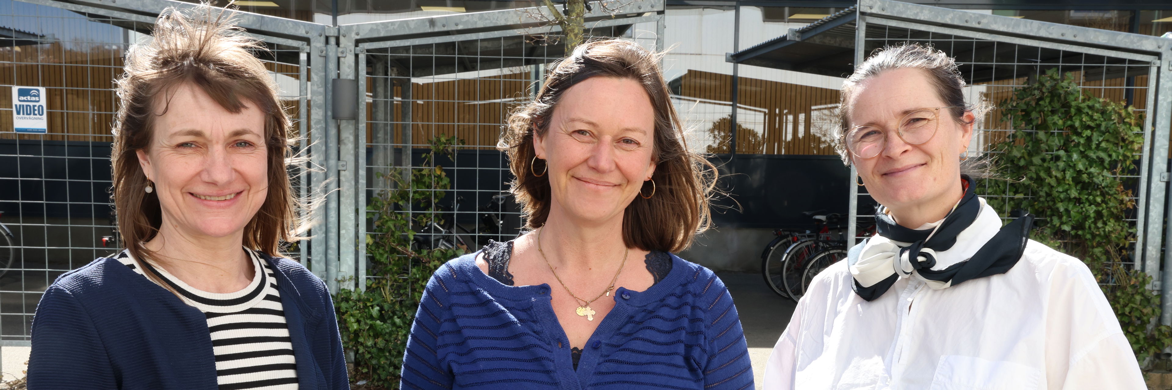 Foto af søvnvejlederne, Rikke, Louise og Mie