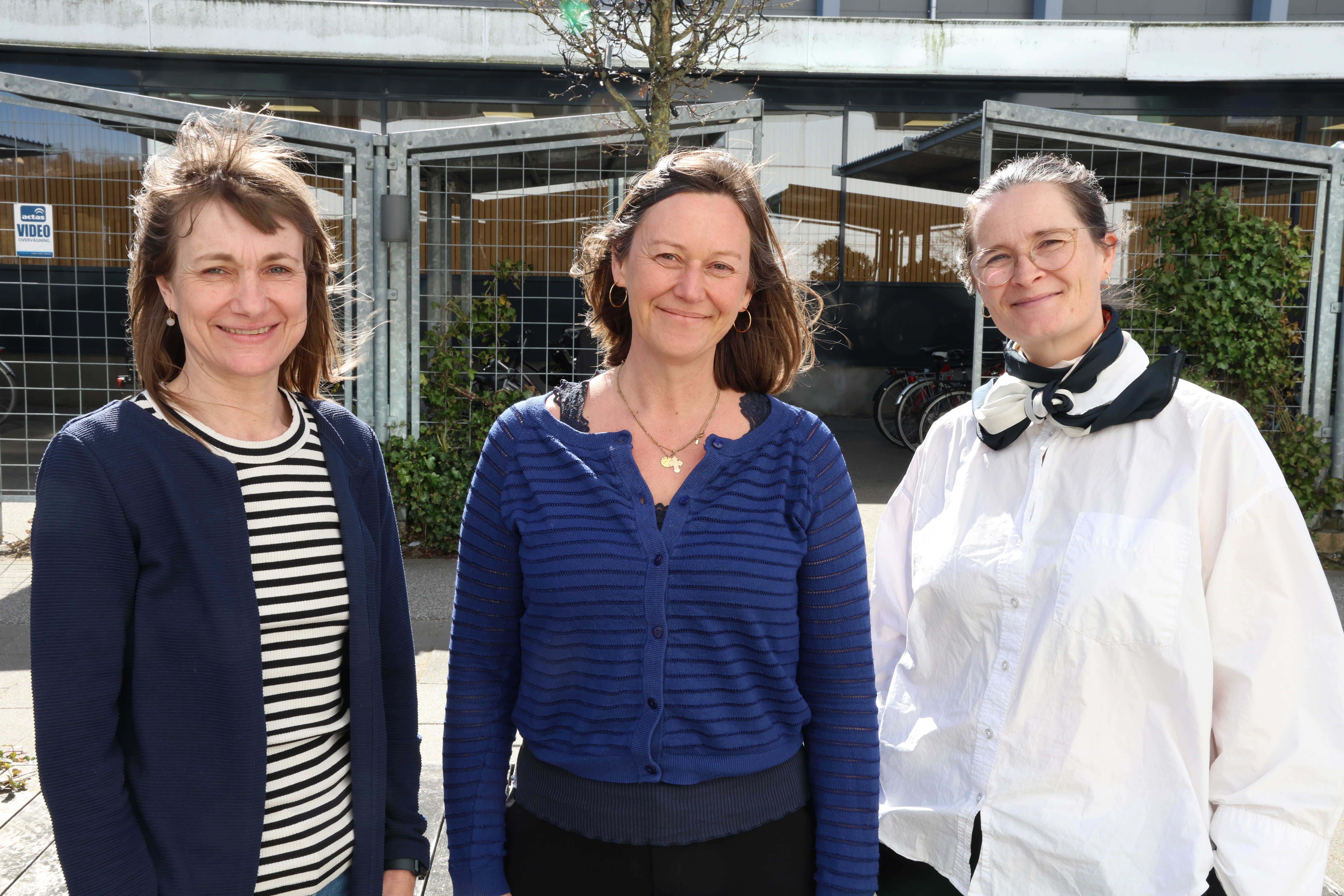 Foto af søvnvejlederne, Rikke, Louise og Mie