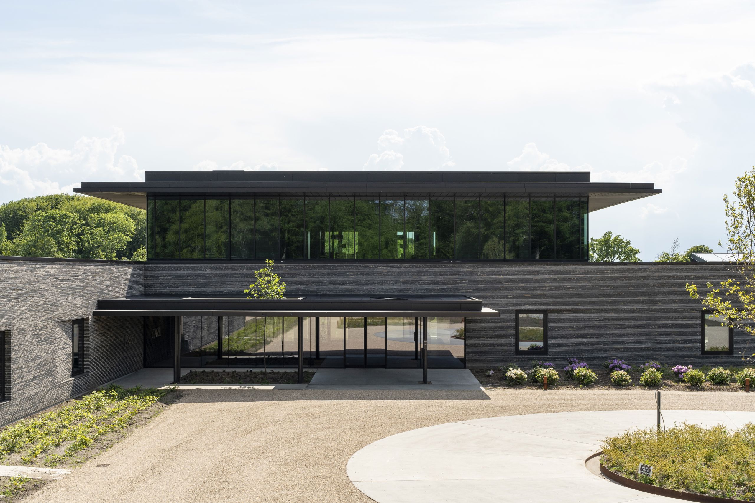 Indgangsområde til erhvervsdomicilet på Tabletvej i Vejle