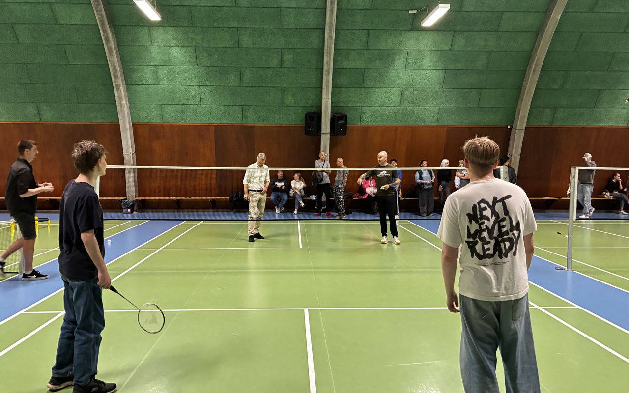 Badminton i Den Sociale Sportscafé