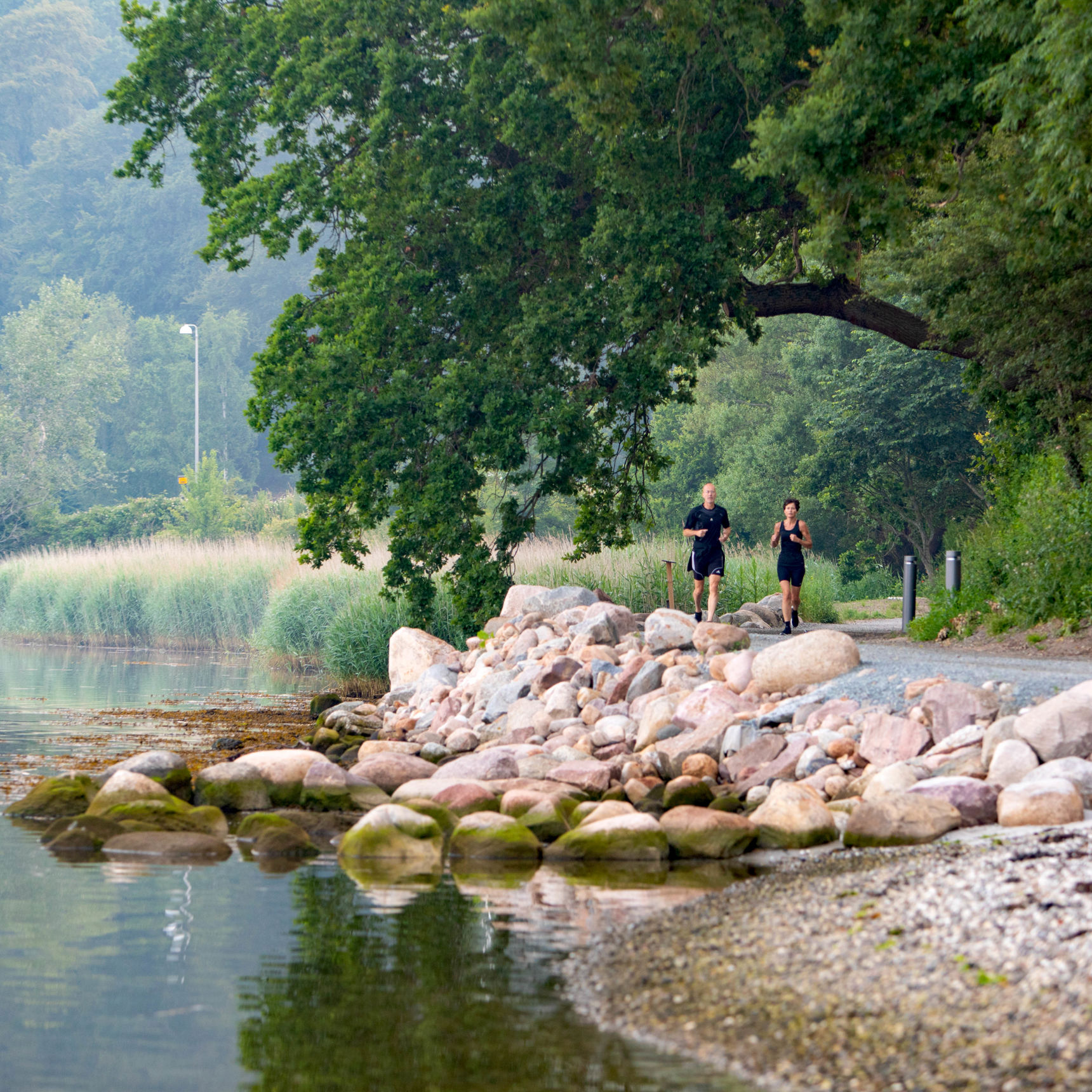 Motionister ved den nyreoverede Skyttehushave 2019