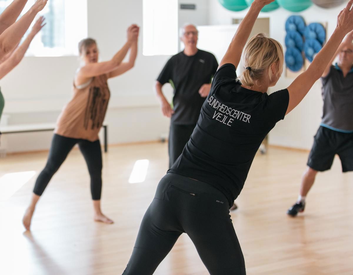 Foto der viser en træningssituation