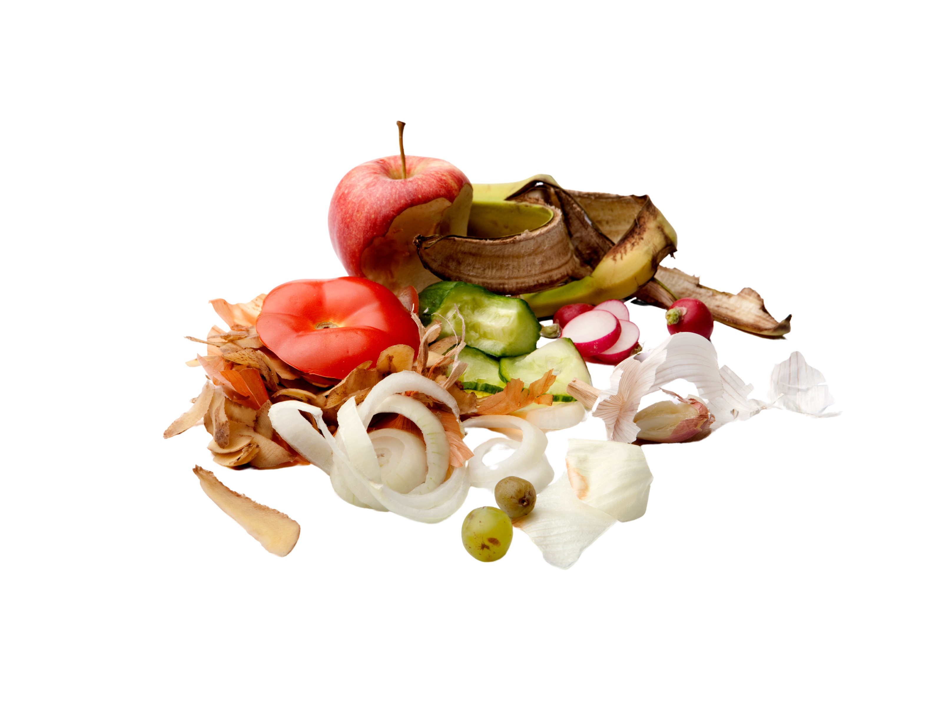 Madaffald - En blanding af frugt-, grøntsagsrester og andet bioaffald