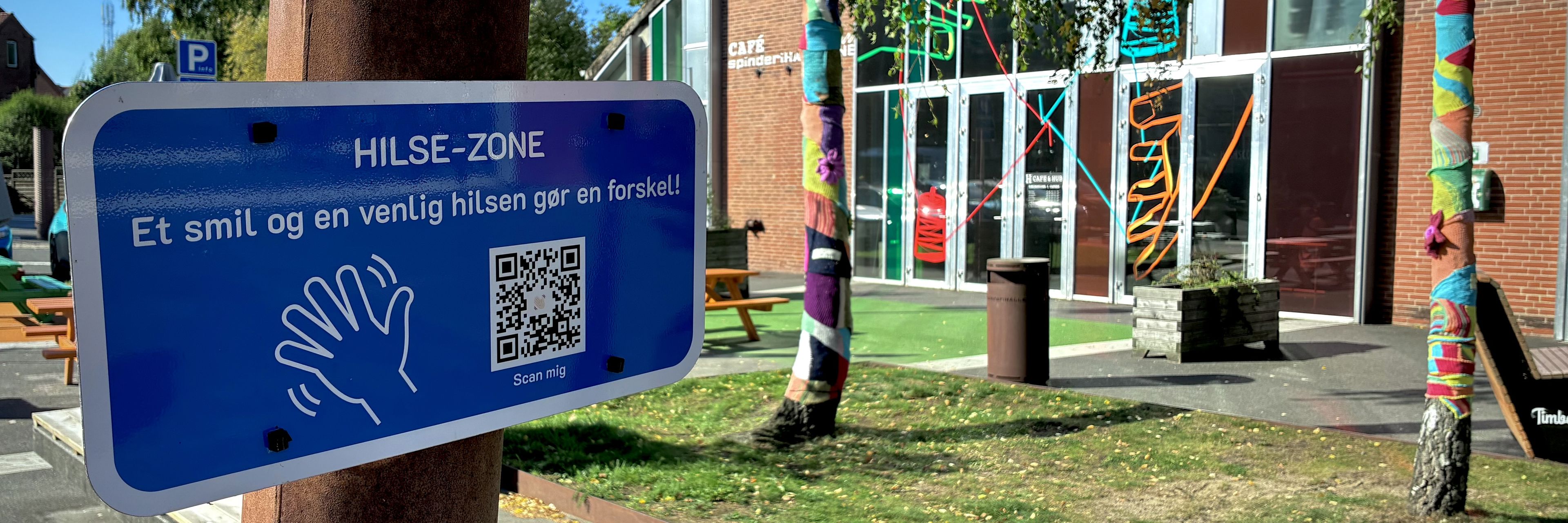 Hilsezone ved Spinderihallerne