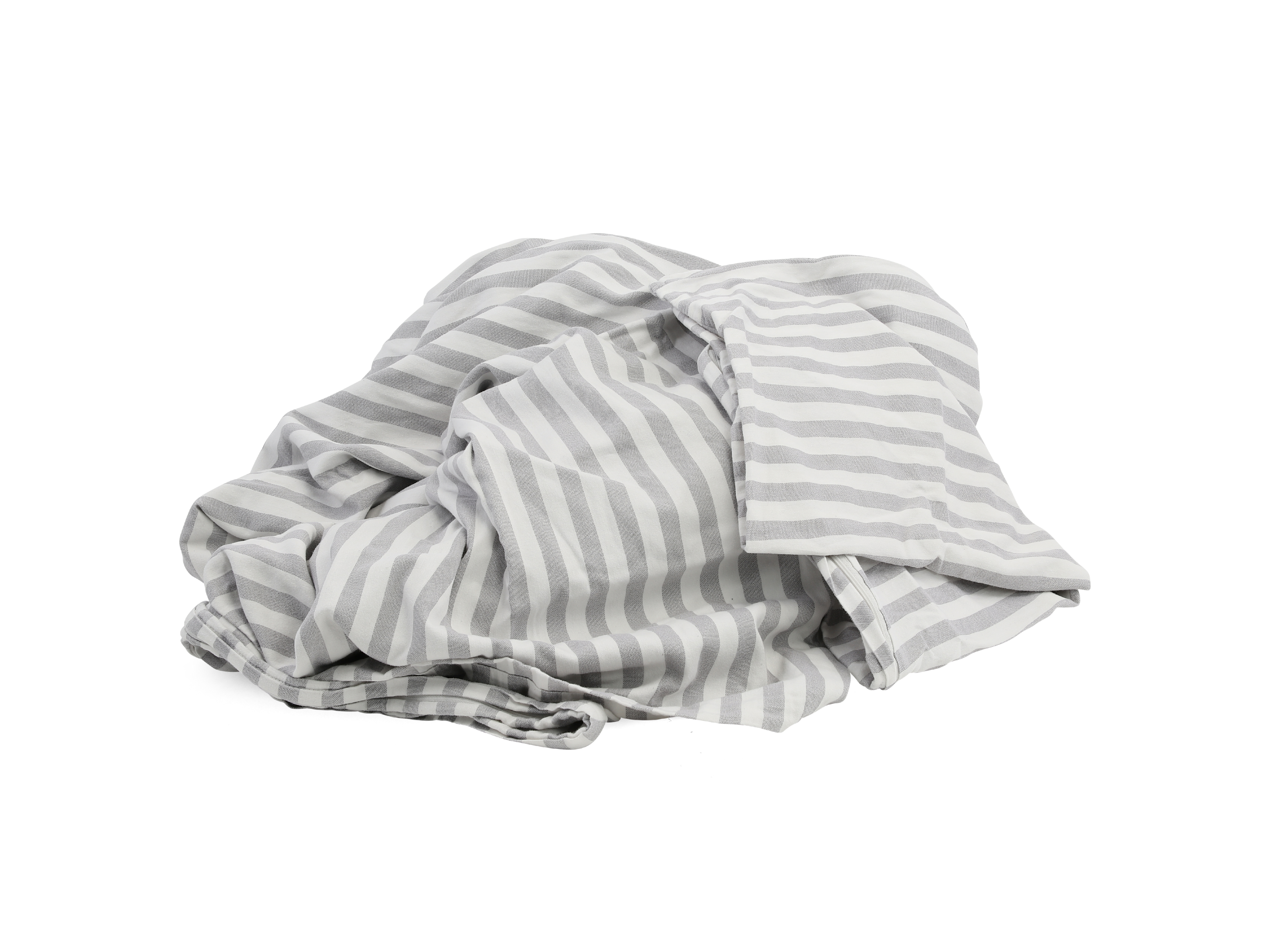 Tøj og tekstiler – En bunke brugt tøj og tekstiler til genbrug eller genanvendelse.