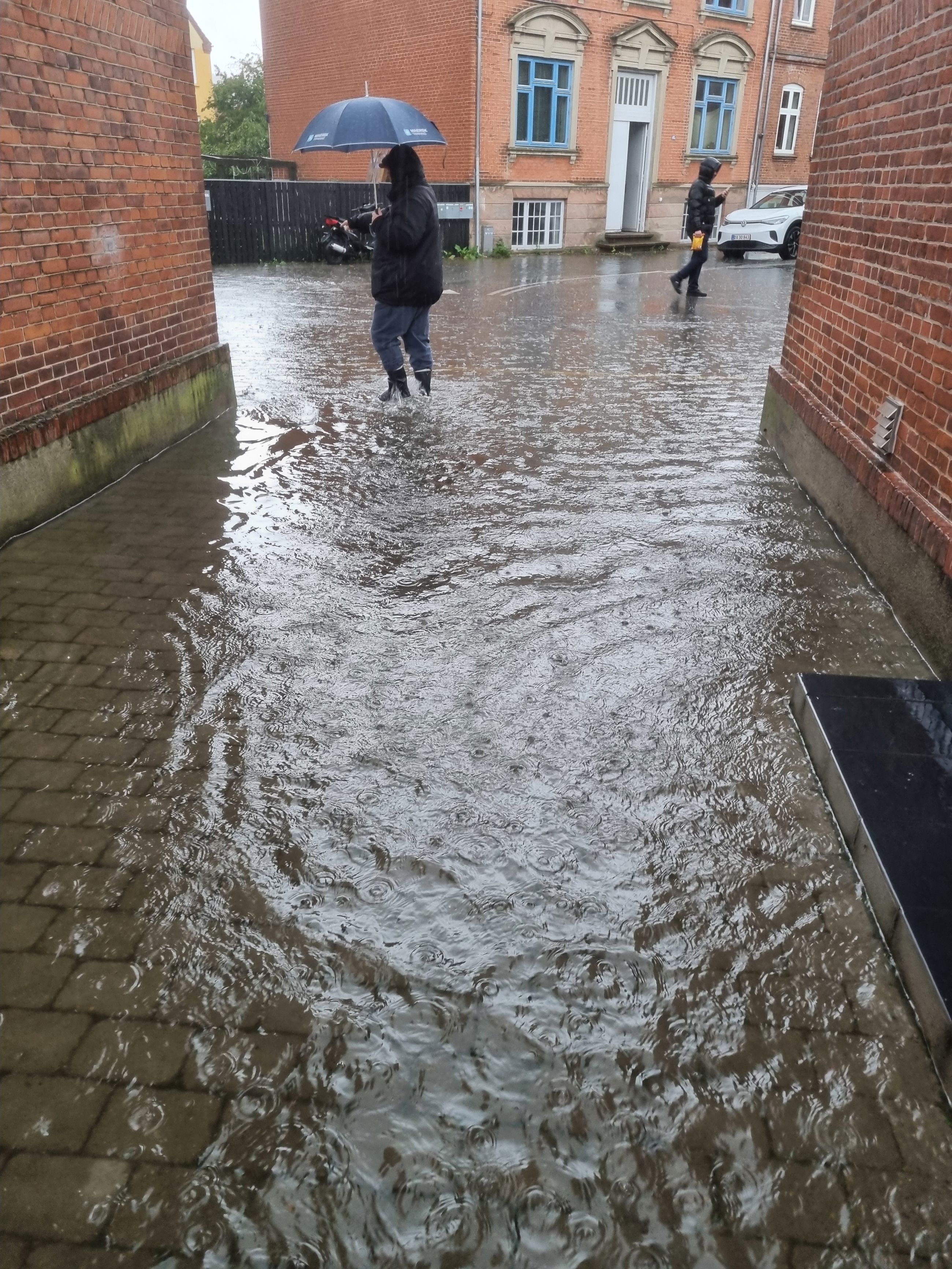 Vandstand steget i Vejle C