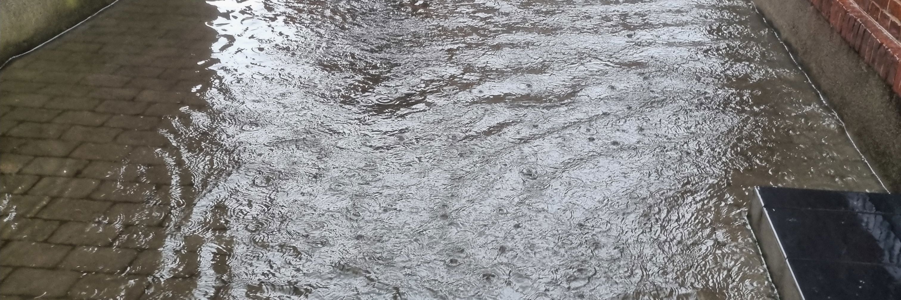 Vandstand steget i Vejle C