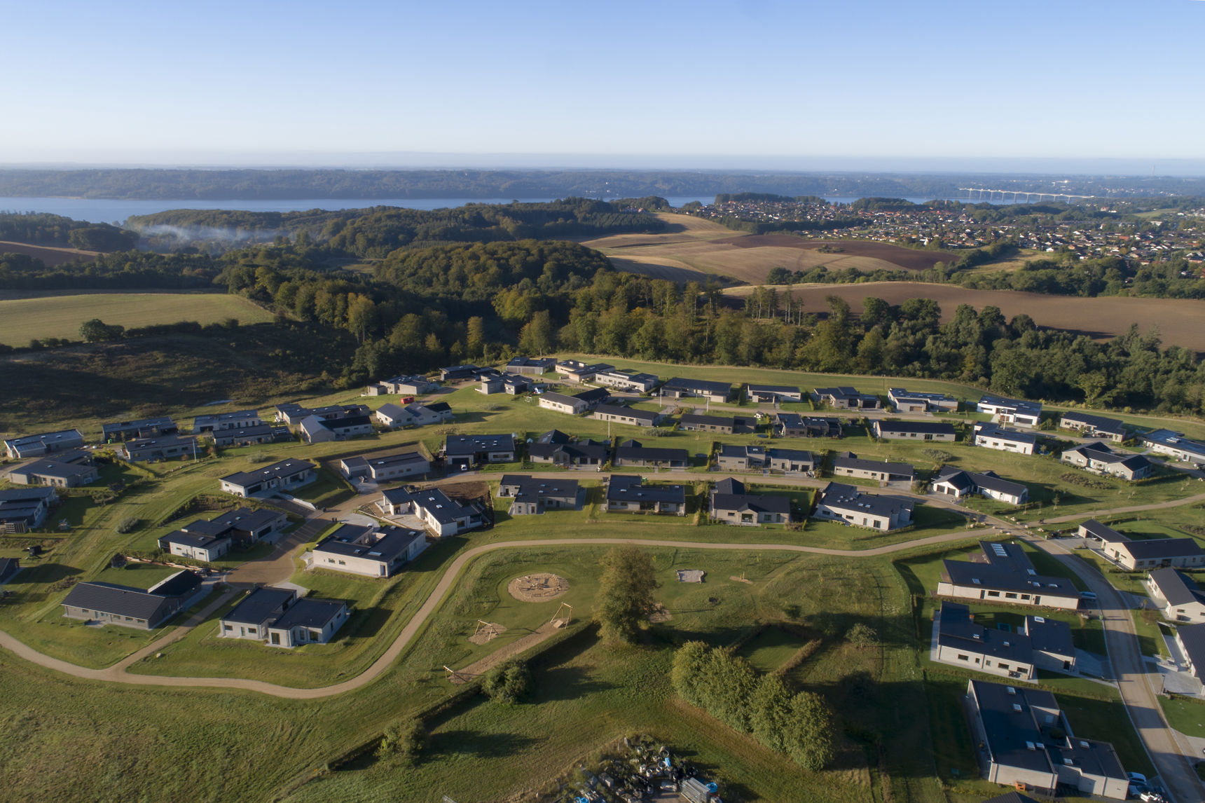 Tirsbæk Bakker set fra oven