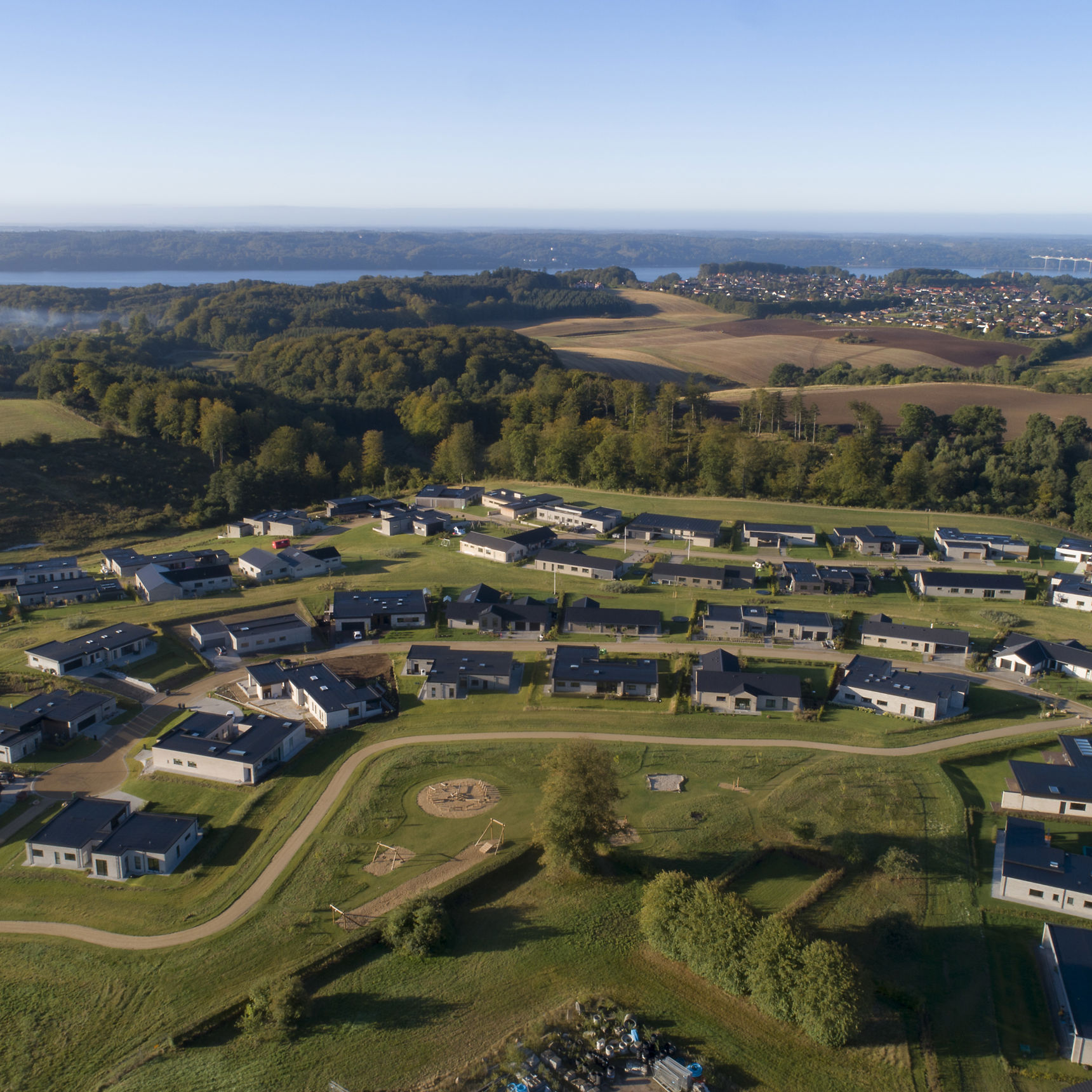 Tirsbæk Bakker set fra oven