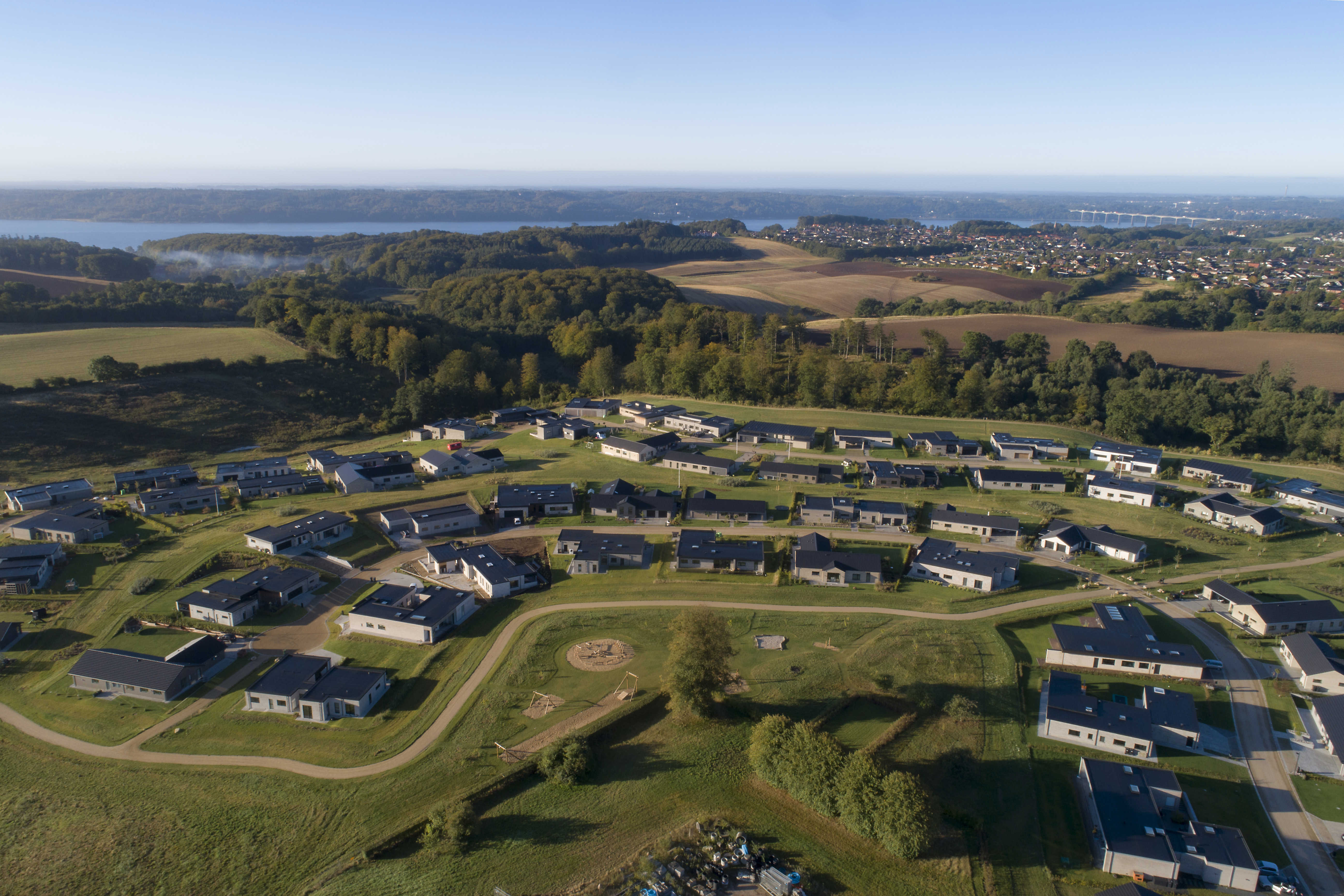 Tirsbæk Bakker set fra oven